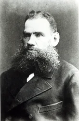 Portret van Lev Nikolaevich Tolstoy
